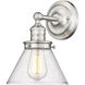 Eyden Indoor Wall Sconce Wall Light in Brushed Nickel